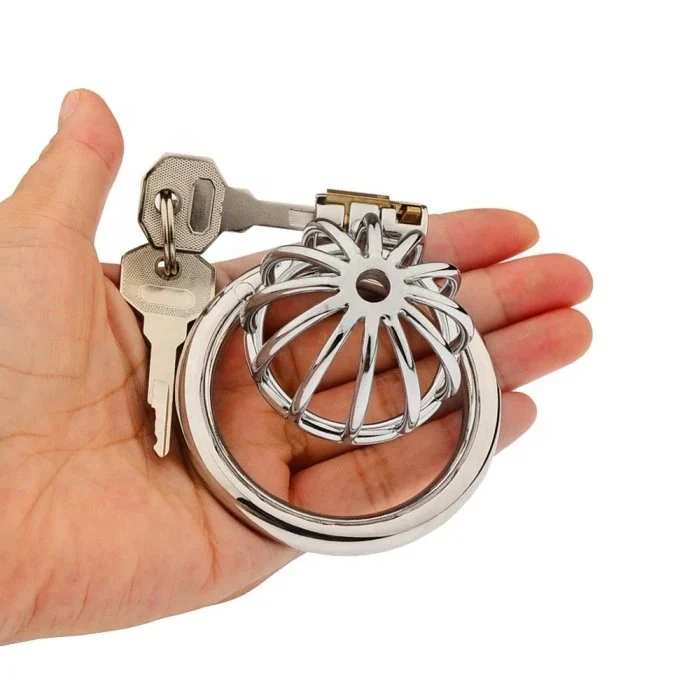 Male Chastity Device Adult Men's Cock Cage Anti-derailment Sex Toys