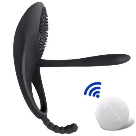 Remote Control Cock Ring Vibrator with USB Power Supply