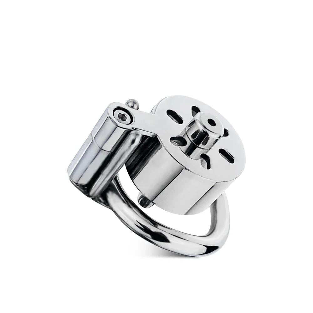 Flat Chastity Cage Strap on Belt Chastity Cock Cage Device with 4 Active Rings Adult Sex Toy for Men Penis Exercise