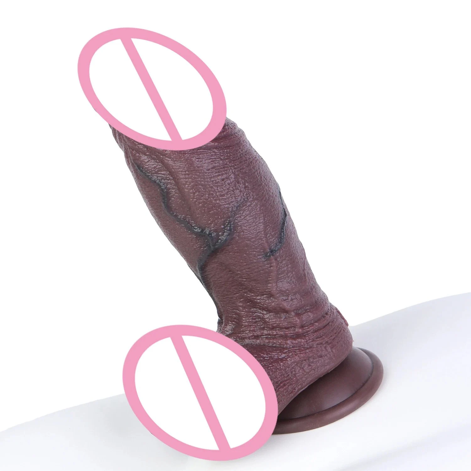 Realistic Male Penis Suction Cup Dildo for Women Squirting Dildo Soft Silicone Material Life-Like Sensation Sex Toy