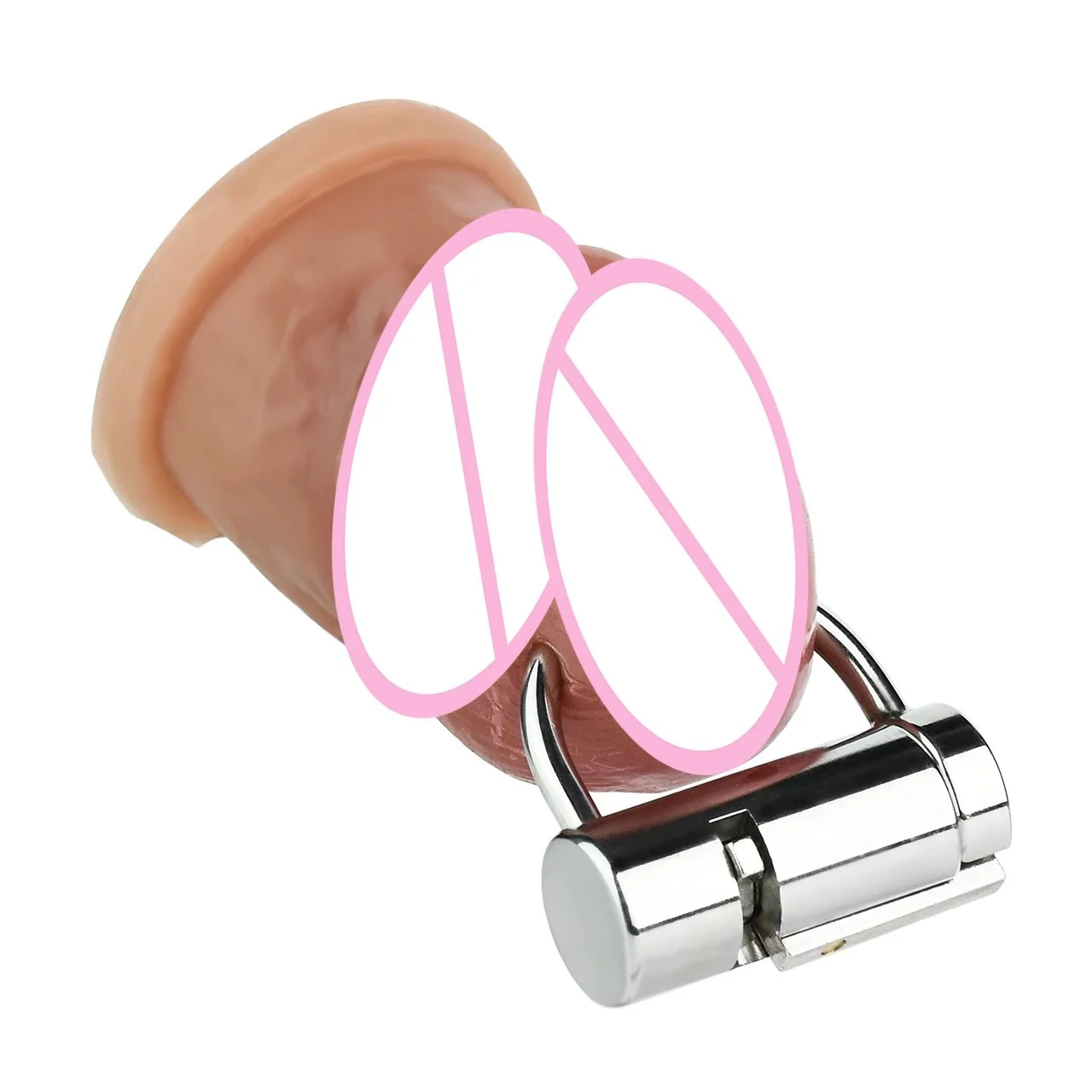 Metal Chastity Lock Male Penis Chastity Control Device Female Vagina Chastity Lock for Adult BDSM Flirting Sex Games Sex Toys