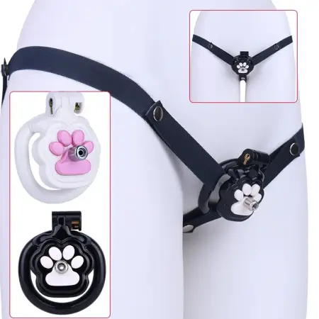 Male Resin Chastity Lock with Wearable Tube a Chastity Toy Suitable for Enthusiasts Available in Multiple Sizes