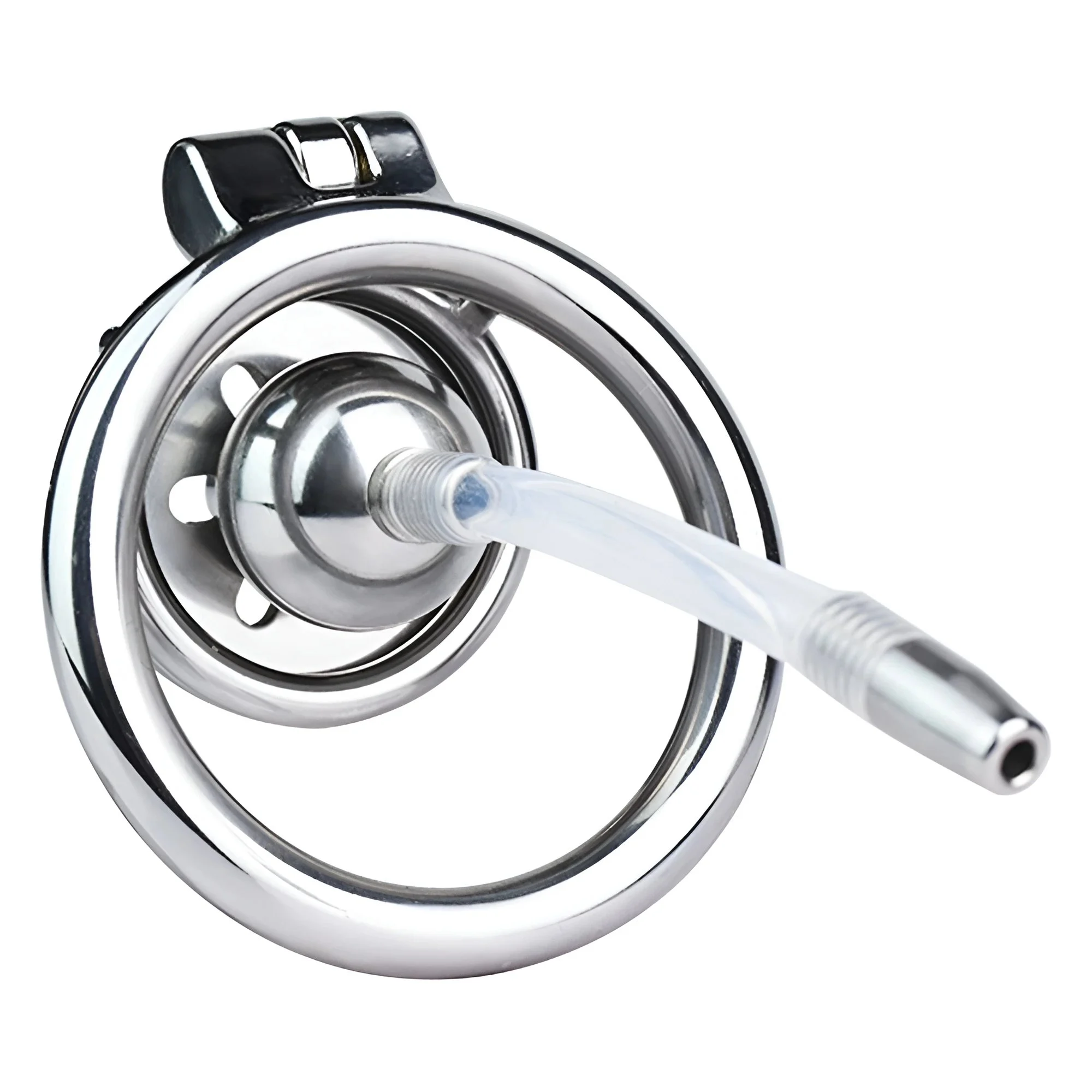 Male Invisible Stainless Steel Chastity Belt Device Flat Cage Sissy Binding Inverted Chastity Cages