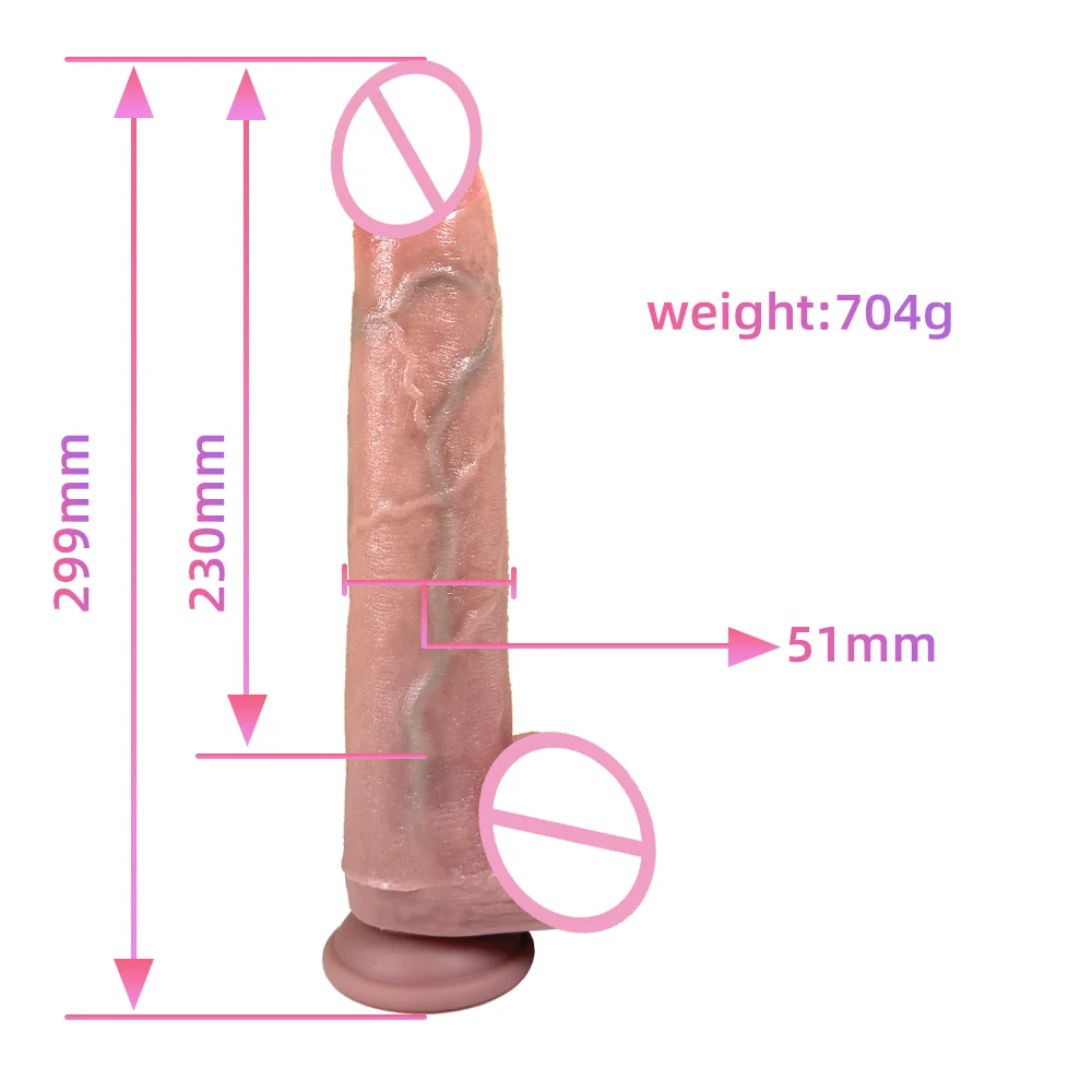 Heating Function Automatic Telescopic Vibrating Penis Dildo Remote Control Silicone Thrusting Realistic Vibrator Dildo for Women