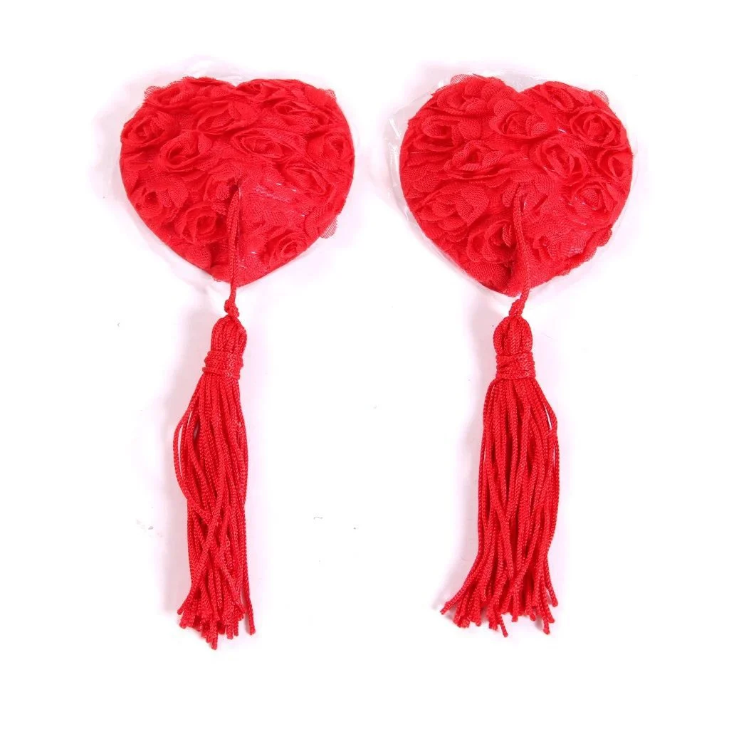 Romantic toys for women, romantic chest stickers, breast stickers, heart-shaped silicone nipple stickers, breast accessories