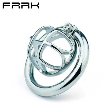 Hand Polishing 304 Stainless Steel Cock Cage Metal Hollow Male Chastity Device Women Domination Penis Lock