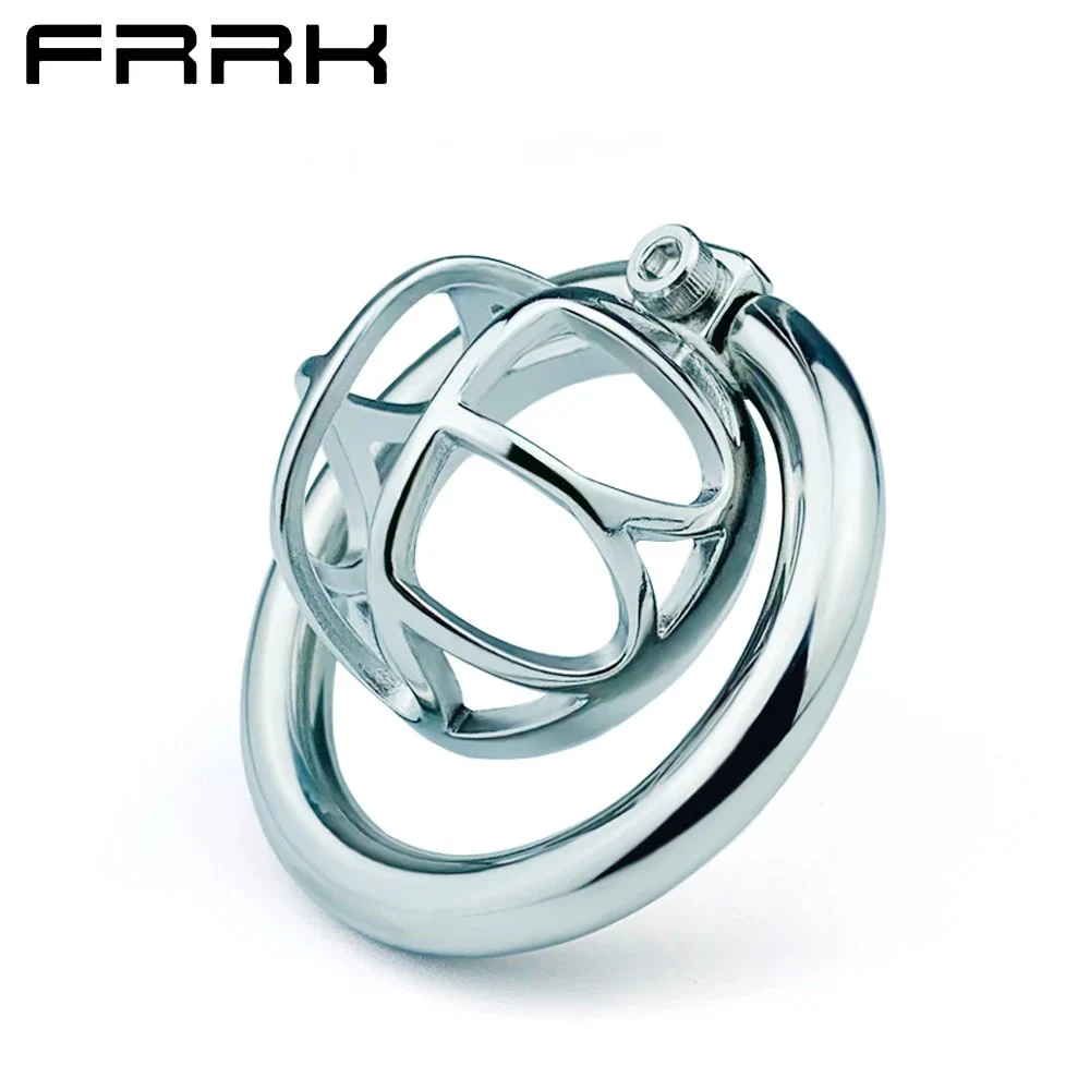Hand Polishing 304 Stainless Steel Cock Cage Metal Hollow Male Chastity Device Women Domination Penis Lock