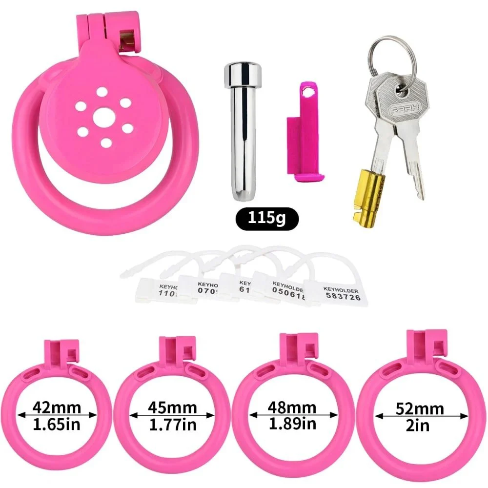 Resin Chastity Lock for Men Wearable Sex Toys Penis Wear CB Lock Chastity Device Alternative Sex Products