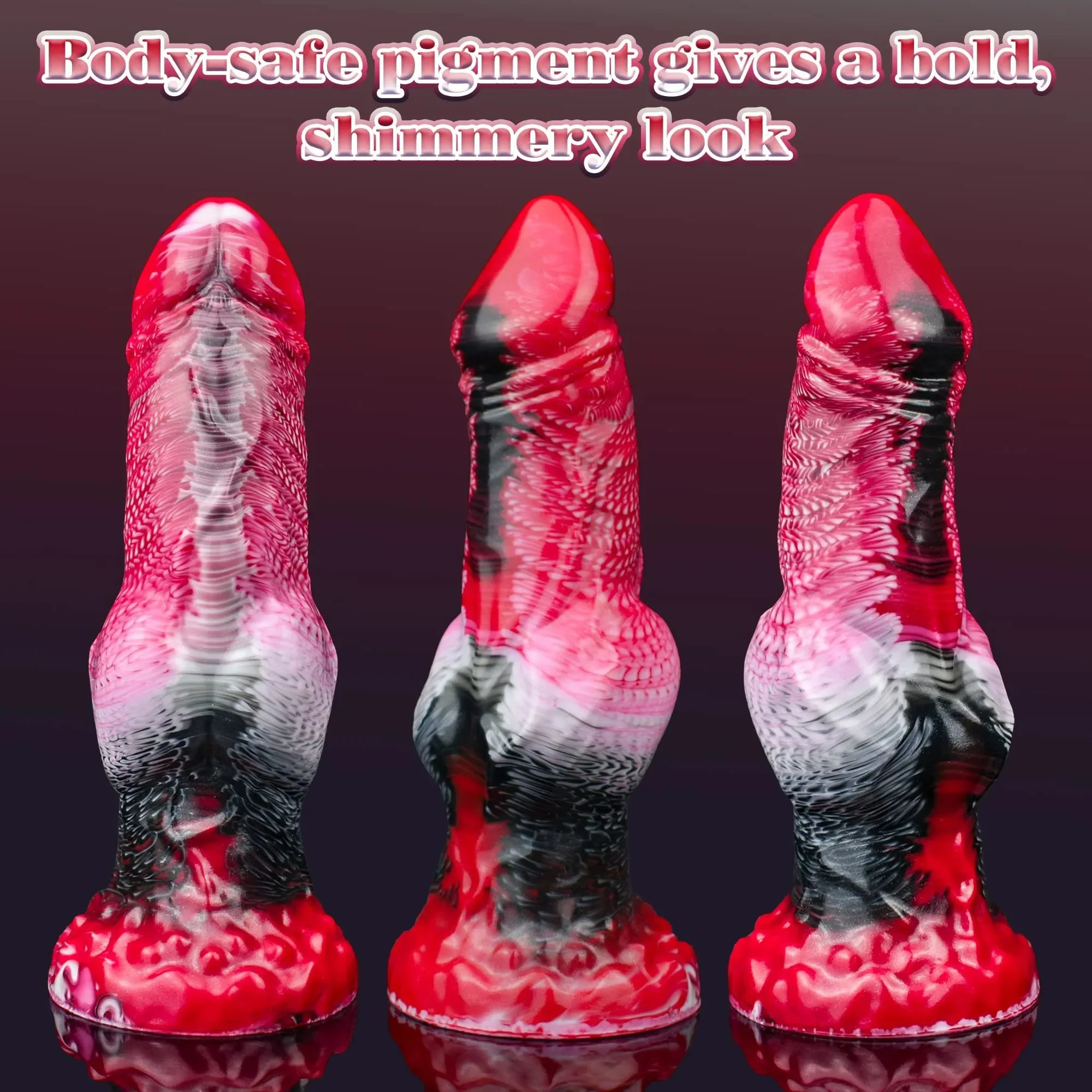 9.1 Inch Realistic Female Masturbation Silicone Monster Animal Dildo Fantasy Dragon Huge Think Dildo for Women