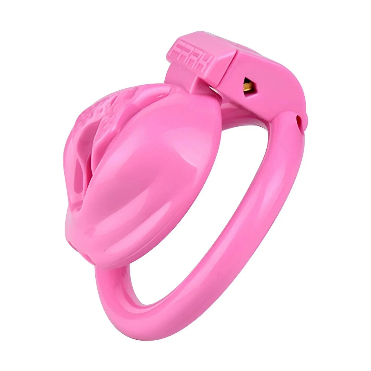 Sissy Chastity Cage pink Pussy Small Chastity Cock Cages Vagina Male Chastity Devices Lock 4 Rings for Sissy Men