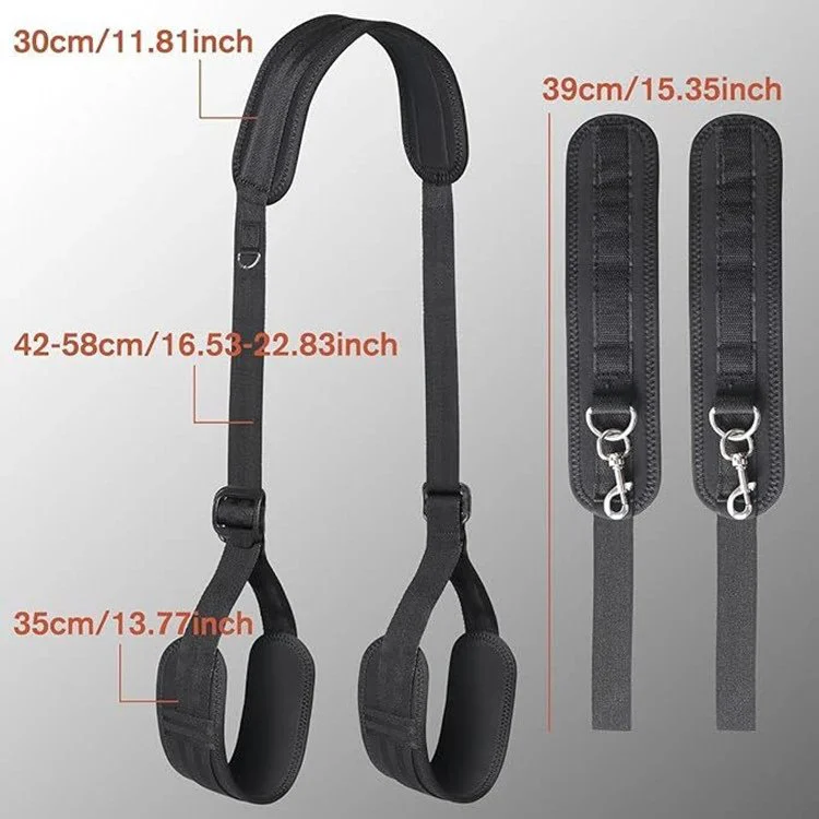 Bondage Restraints Kit Sex Toys for Couples Adjustable Leg Straps&Handcuffs for Adult Couples Game Play