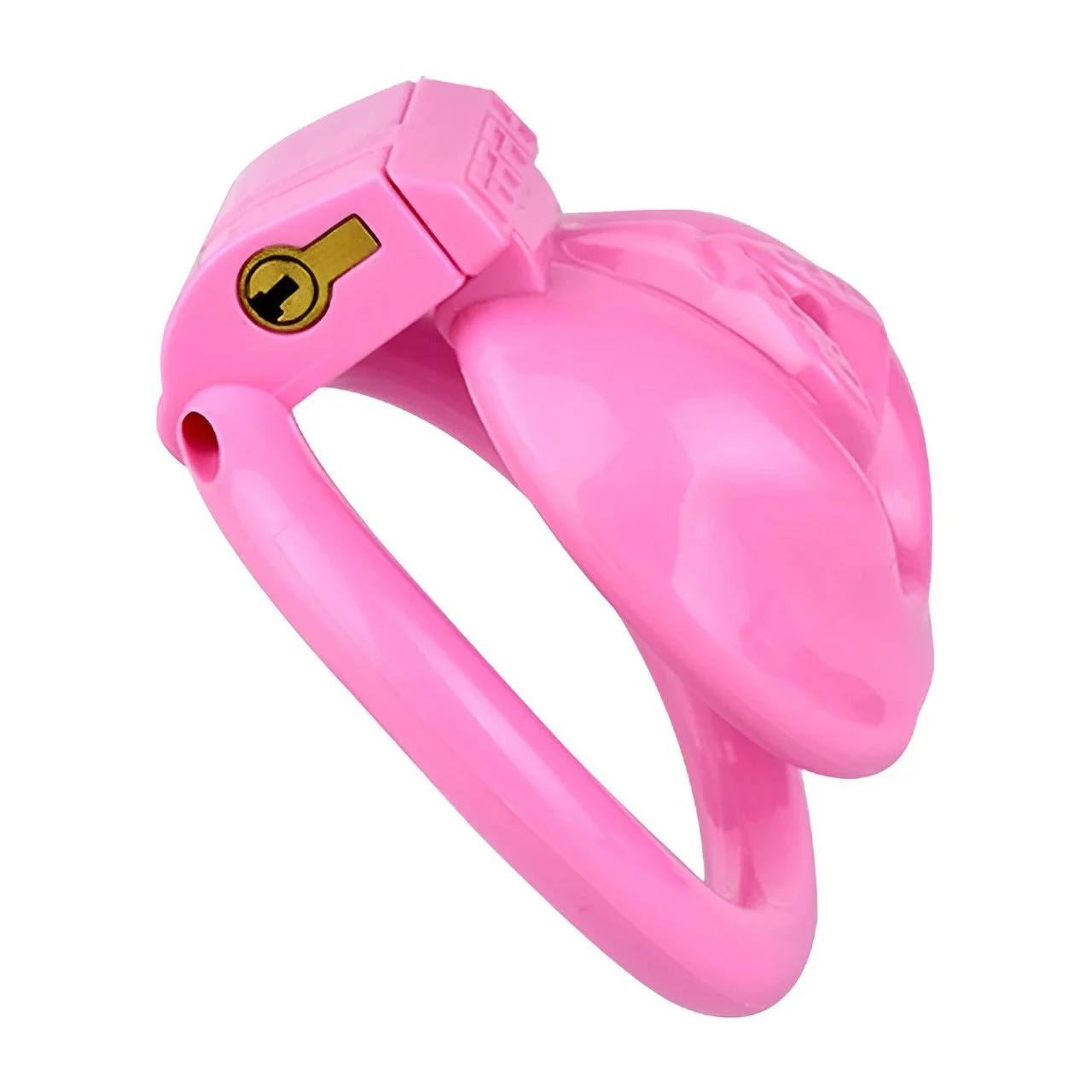 Sissy Chastity Cage pink Pussy Small Chastity Cock Cages Vagina Male Chastity Devices Lock 4 Rings for Sissy Men