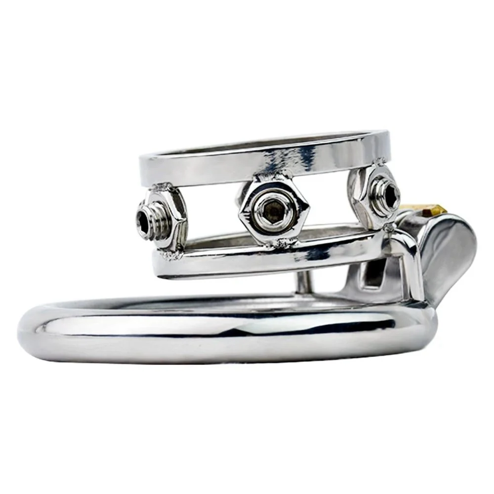 Male Chastity Device Cock Cages Metal Stainless Steel Penis Rings Sissy Erect Denial Bondage Control Fetish Sex Toy