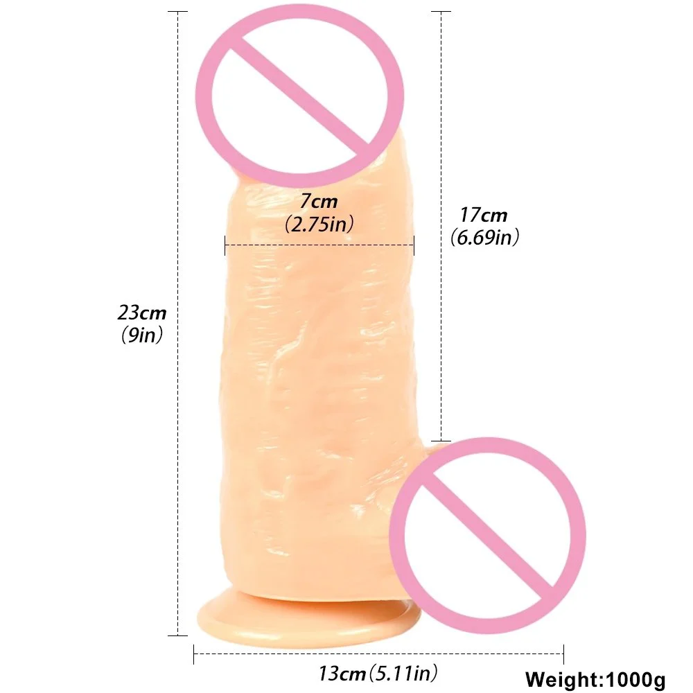 9 Inch 23cm Body Safe Realistic Dildo Sex Toys for Women Adult Product Big Dildos for Female Soft PVC Material