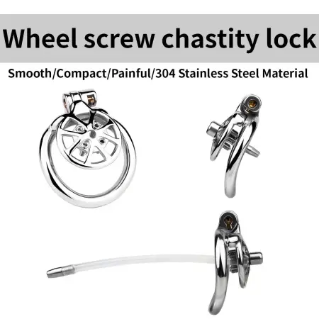 Small Spiked Chastity Cage Device,sissy Chastity Cage ,BDSM Cock Cage for Men,chastity Cage for Men Flat Catheter