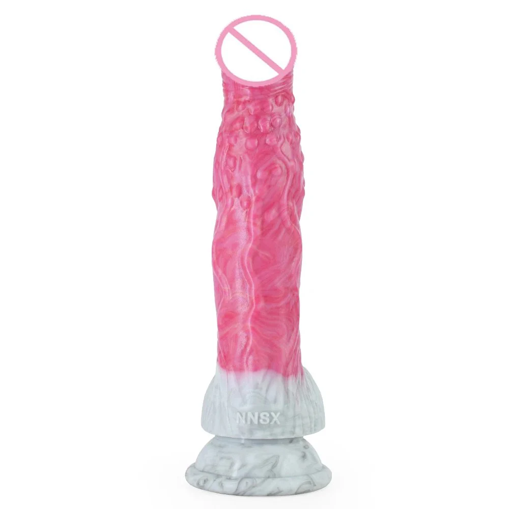 8 Inch Medical Silicone G-spot Realistic Soft Dildo with Big Large Dick for Women Cyber Animals Huge Penis