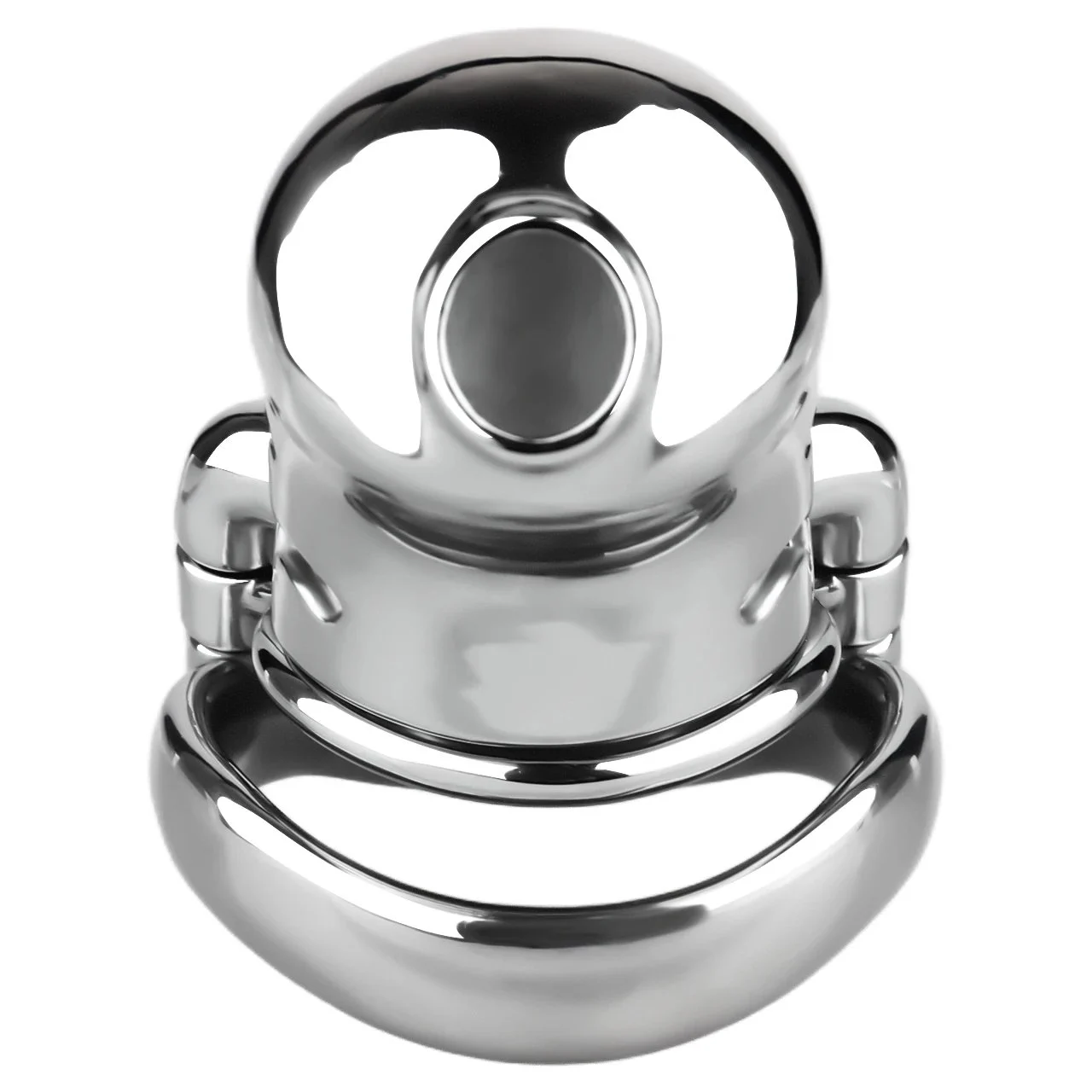 Sissy Male Chastity Cage with Anti-Fall Off Ring Heavy Duty Metal Cock Cage with Silicone Urethral Plug Sex Toys for Men