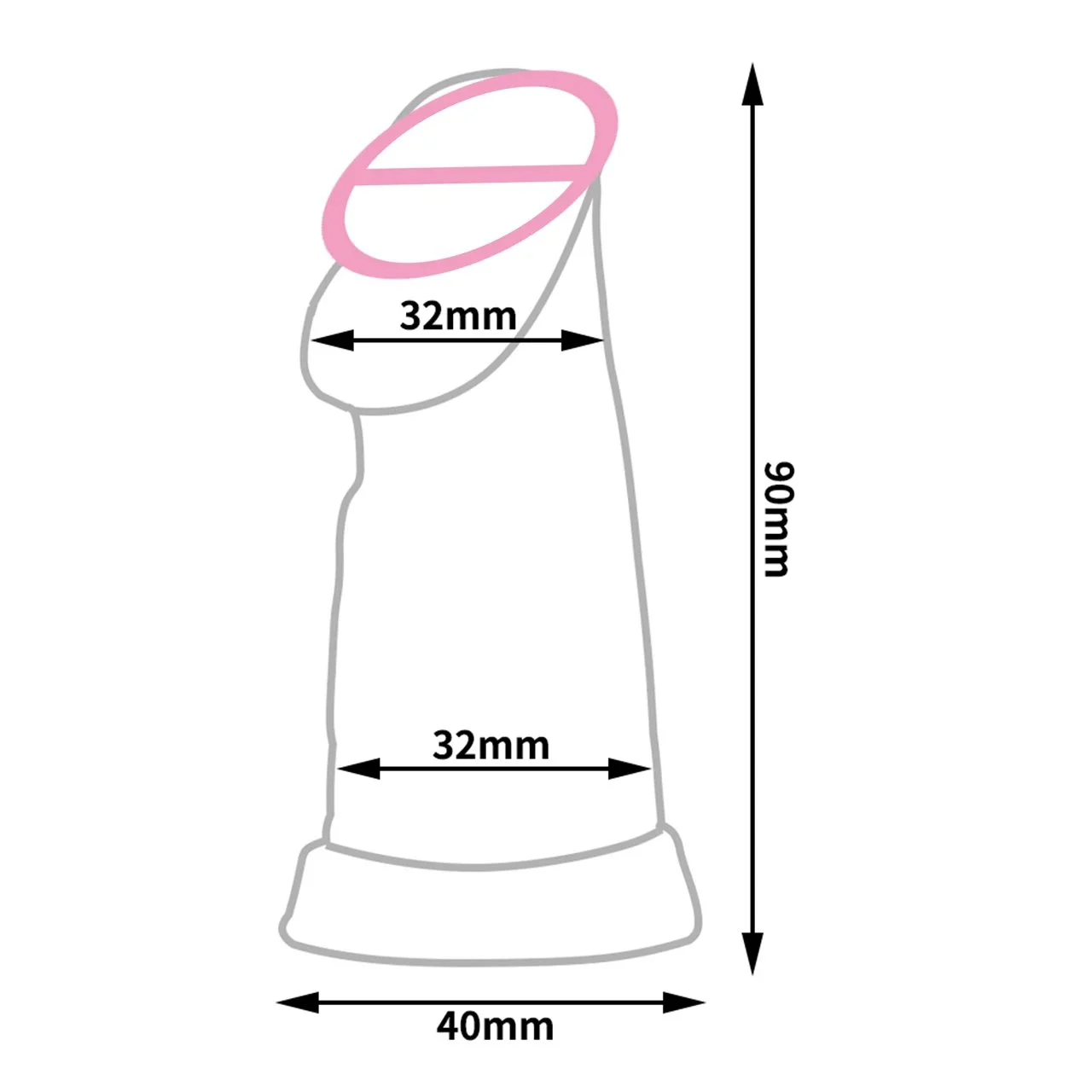 Inverted Urethral Chastity Cage Device with 3.54 Inches Dildo Head Negative Adult Penis Plug Bondage Sex Toys