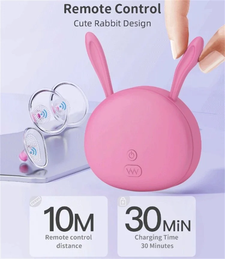 Remote Control Vibrating Nipple Massager Vaginal Sucking Breast Sucker Vibrator Sex Toys for Women