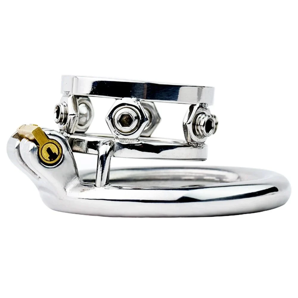 Male Chastity Device Cock Cages Metal Stainless Steel Penis Rings Sissy Erect Denial Bondage Control Fetish Sex Toy