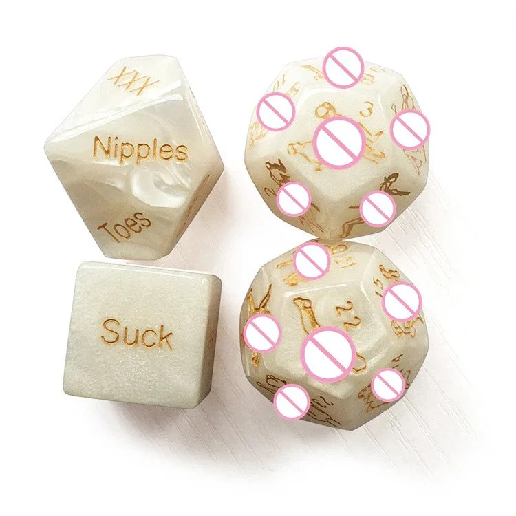 24 Sides Adult Love Dice Roleplay Toy 4PCS Sex Position Dice for Couple Naughty Game