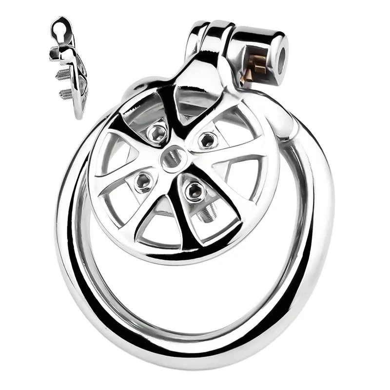 Small Spiked Chastity Cage Device,sissy Chastity Cage ,BDSM Cock Cage for Men,chastity Cage for Men Flat Catheter