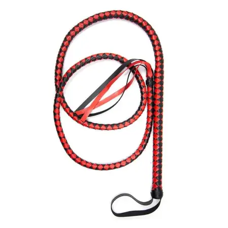 6.2 Inch 1.9m Japanese Bondage Spanking Long Whip Adults Sex Toy PU Leather Sex Whip for Couples Cosplay Play