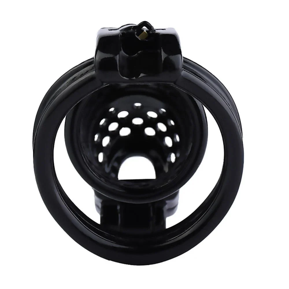 Male Sex Toys Gay Bird Cage Resin Chastity Device Round Hole Hollow Design 304 Stainless Steel Chastity Lock