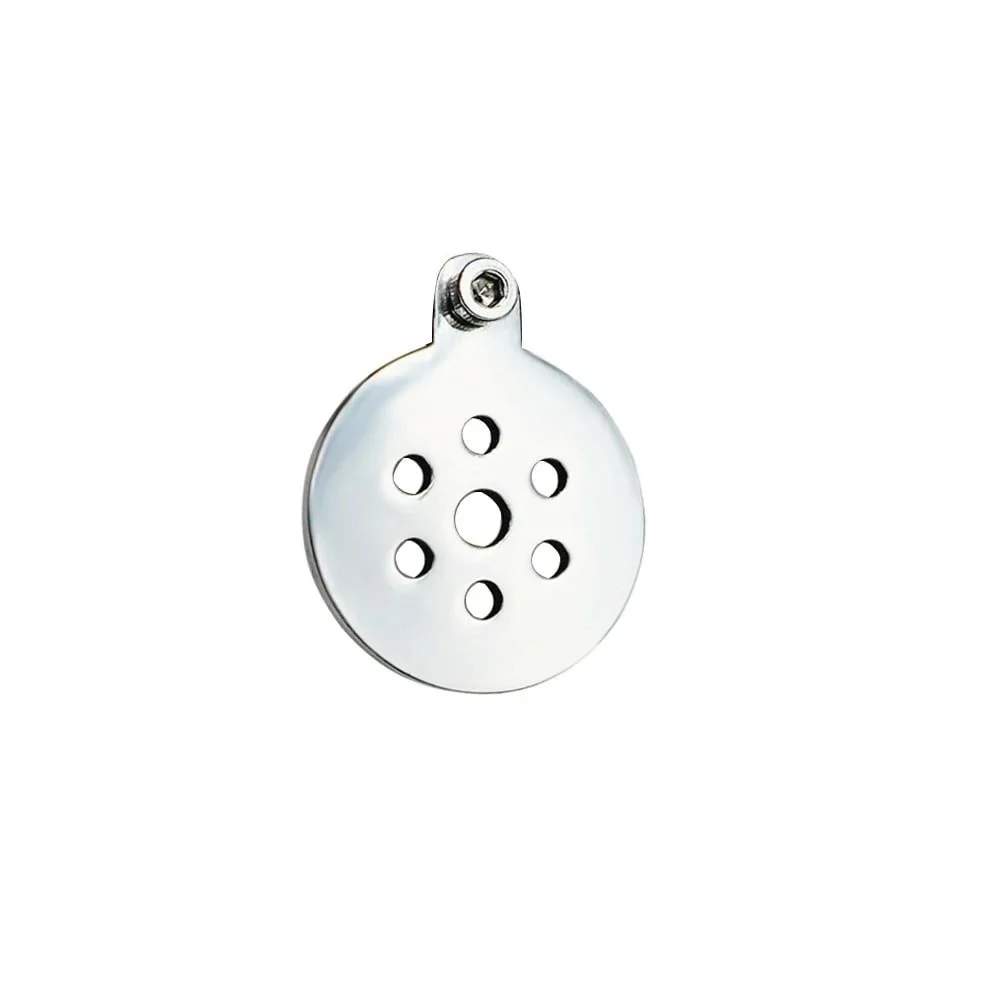 Stainless Steel Bird Cage Lock Bottle Cap Chastity Lock Device Circular Ring Skeleton Penis Lock Adult Sex Toys for Men
