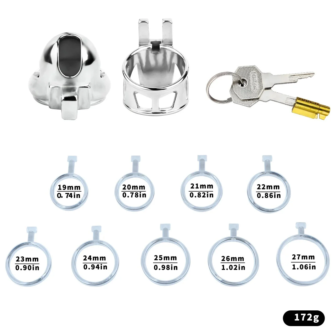 Stainless Steel Glans Chastity Cage for Men Breathable, Comfortable & Discreet Wearable Male Chastity Device