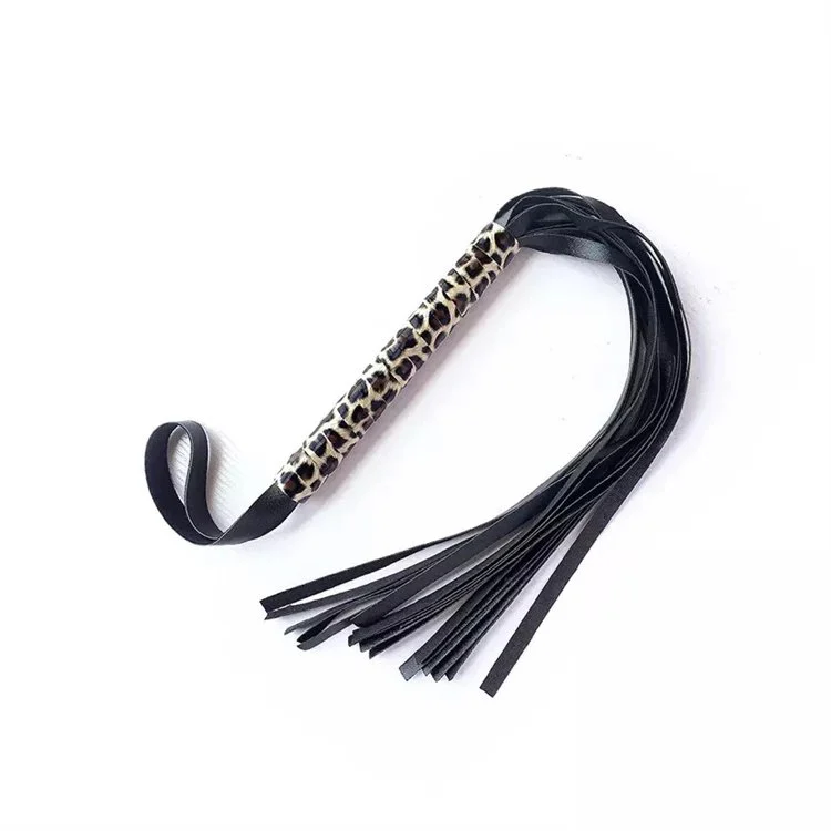 10PCS Fetish Restraint Sex Toys Set for Couples Whip Cuffs Ankle Leopard Bondage Kit