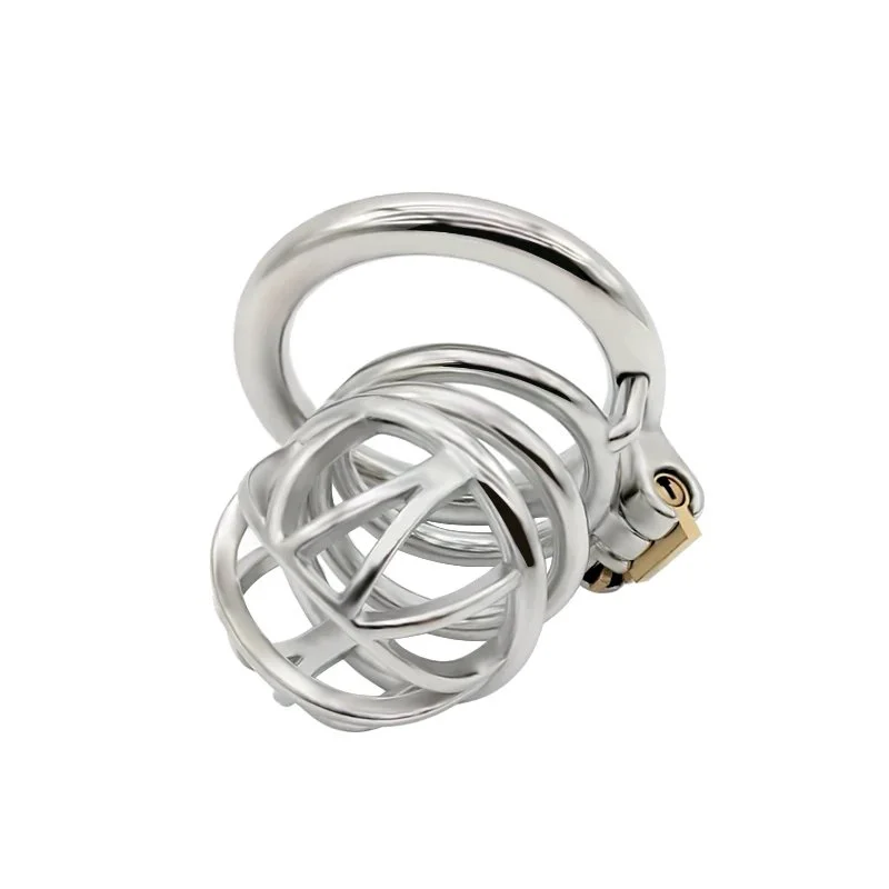 Newly Ring for Men Erection Lightweight Chastity Cage Body-Safe Penis Cage for Men with Ring
