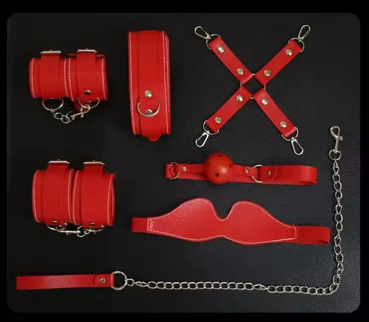 7 Set Tied Bondage Alternative Adult Sex Toys Sex Toy Kits for Couples Bondage Set Bsdm Bondage Kit