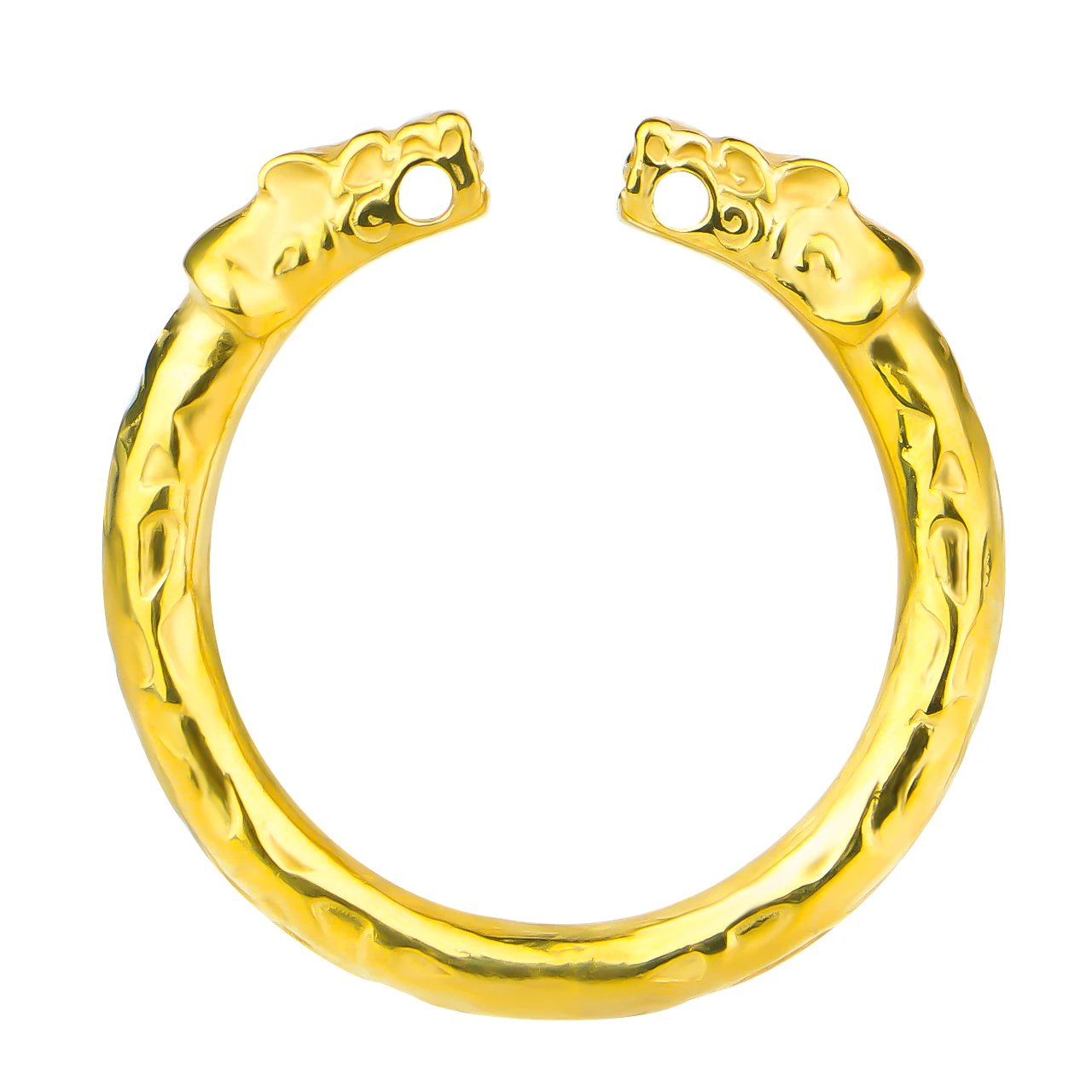 304 Stainless Steel SM Skin-friendly tiger Head Sperm Lock Ring 2 Colors Cock Rings Reusable Penis Rings for Men