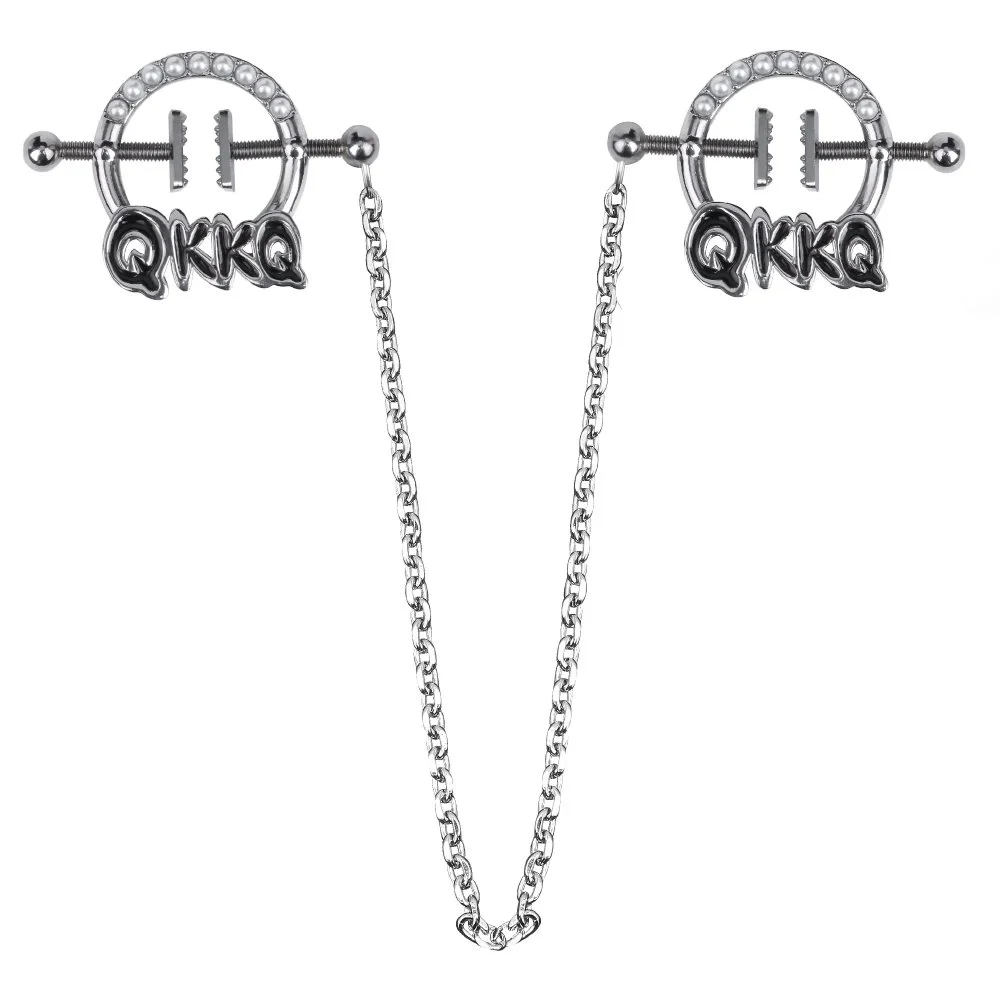 Adjustable Metal Nipple Clamps 3 Style Combinations for Nipple Play & BDSM