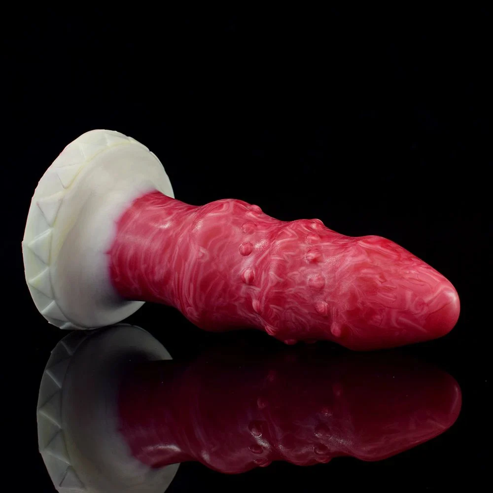 Large Anal Plug Penis Round and Full Mushroom Head Powerful Sucker Silicone Realistic Dildo for Women