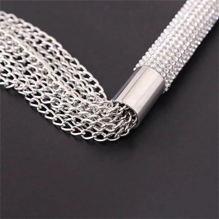 Adult Fetish Sex Toy Metal Whip and Flogger Paddles for Couples