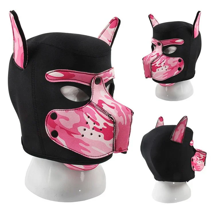 Adult Game Cosplay Bondage Fetish Dog Mask Sex Toys for Couples