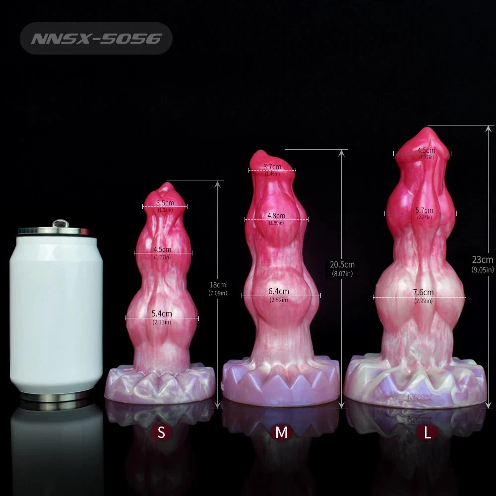 9 Inch Huge Animal Dog Knot Anal Sexy Vagina Toy Silicone Dildo for Women Anal Plug for Male Gay Pleasure