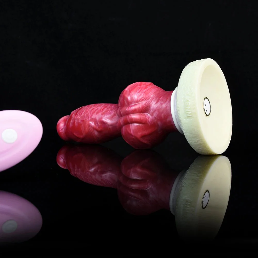 8.66 Inch Huge Animal Dog Sexy Vagina Toy Vibrator Realistic Liquid Silicone Dildo for Women