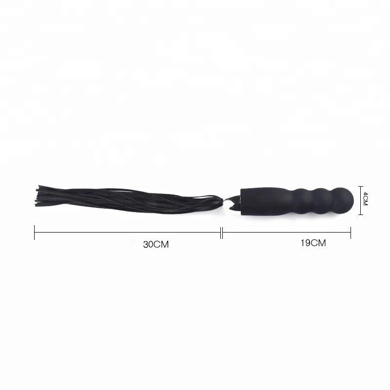 Silicone PU Restraints Anal Plug Fetish Tools Dildo Leather Whip for Sex Game
