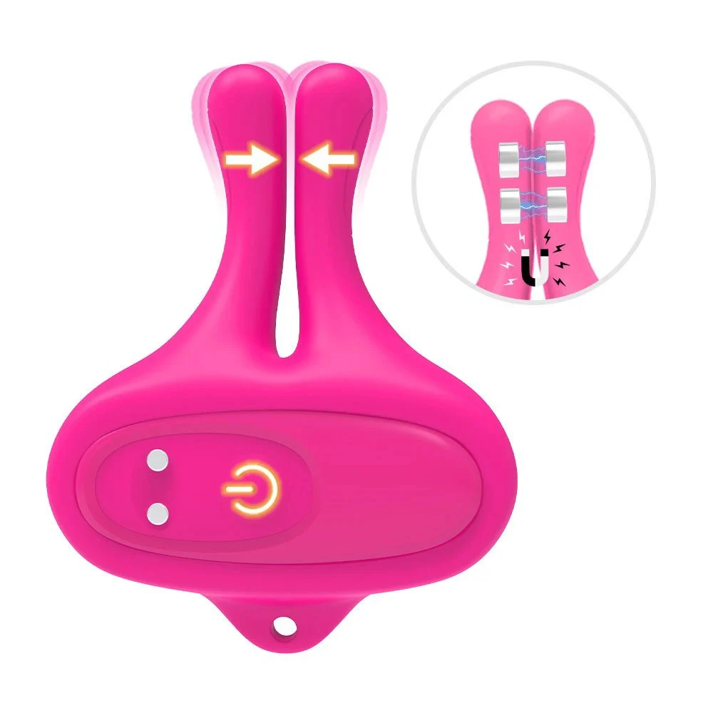 9-Speed Nipple Clitoral Stimulation Breast Clips Clamp Vibrator Erotic Adult Sex Toys for Couples Women's Breast Massage Bondage