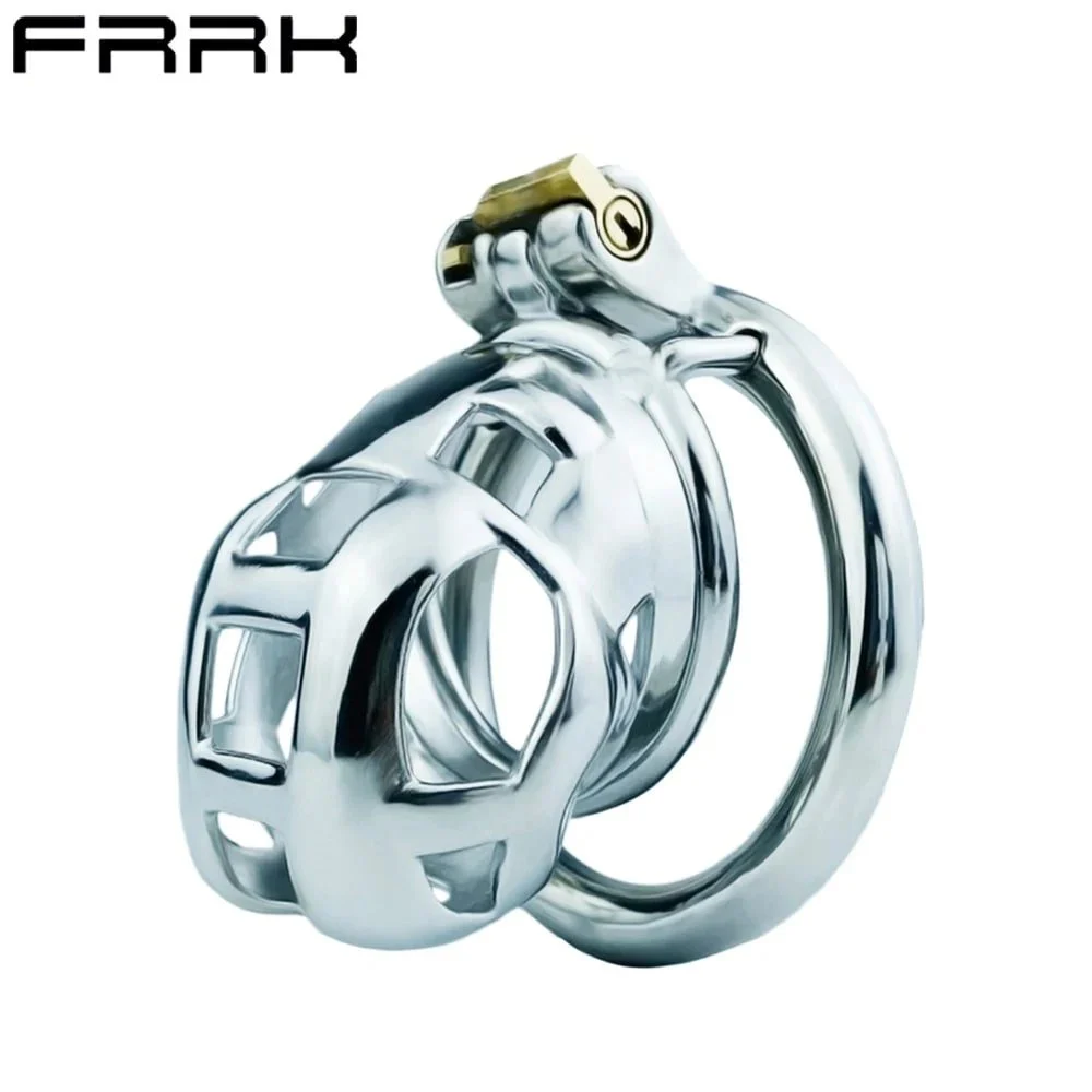 Metal Stainless Steel Lightweight Feeling Chastity Lock Cages Lust Control Device For Men Adult Sex Toys