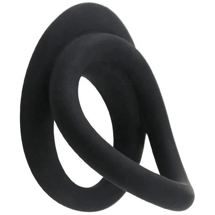 Durable Silicone Double Cock Ring Sex Toy for Men Penis Rings Designed for Delay Time