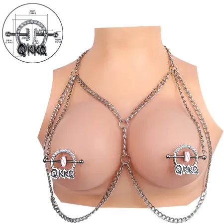 Adjustable Metal Nipple Clamps 3 Style Combinations for Nipple Play & BDSM