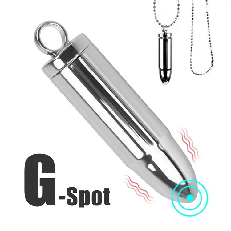 Sex Toys Vibrator for Women G Spot Necklace Bullet Vibrator Stainless Steel Vibrating Bullet
