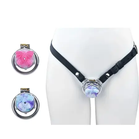 Strap on Two Color butterfly Cock Cage for Male Guy Sissy Sex Tools Chastity Device Erotic Cosplay