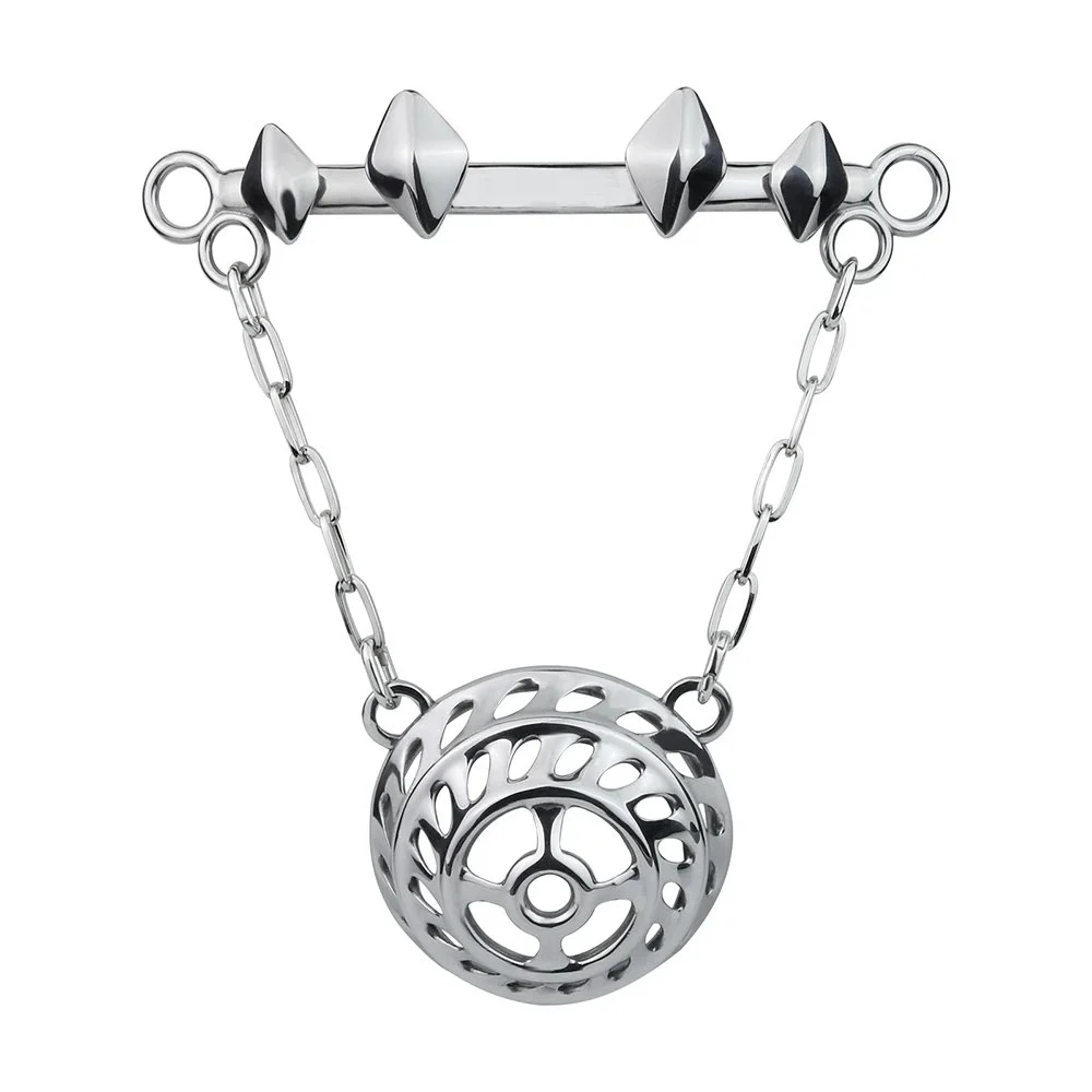 Adjustable Metal Chain and Leather Steel Dome Male Penis Bondage Sex Toys Heavy Metal Chastity Cages for Adult Games Cosplay
