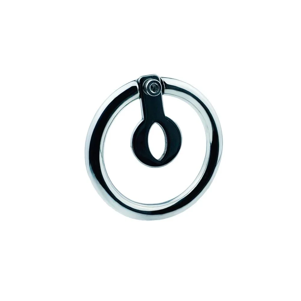 Stainless Steel Penis Rings Negative Chastity Cage Male Sex Toys Circular Ring Design Skeleton Chastity Device