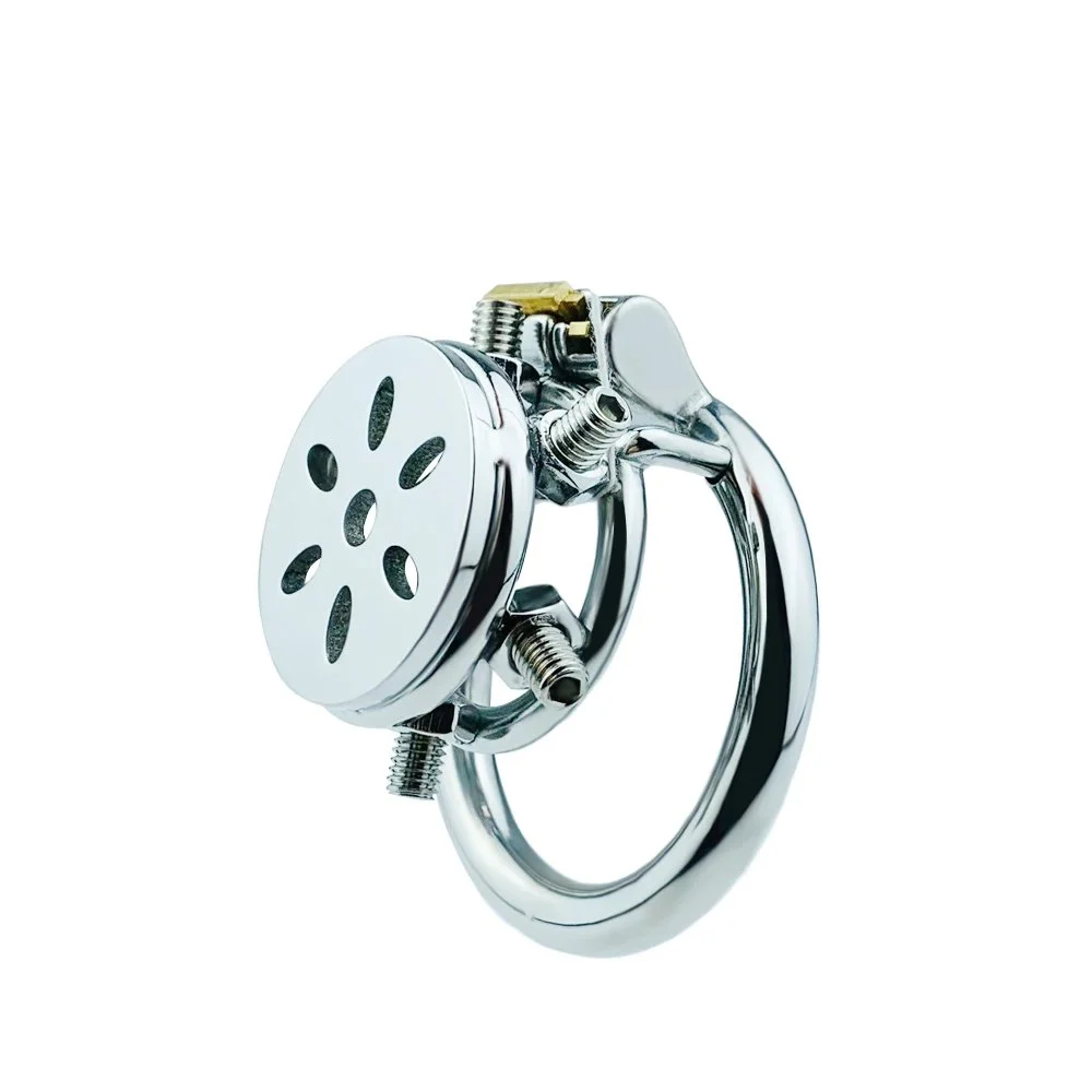 Metal Chastity Lock Comfortable Cock Cage Device Adult Game Sex Toy for Male